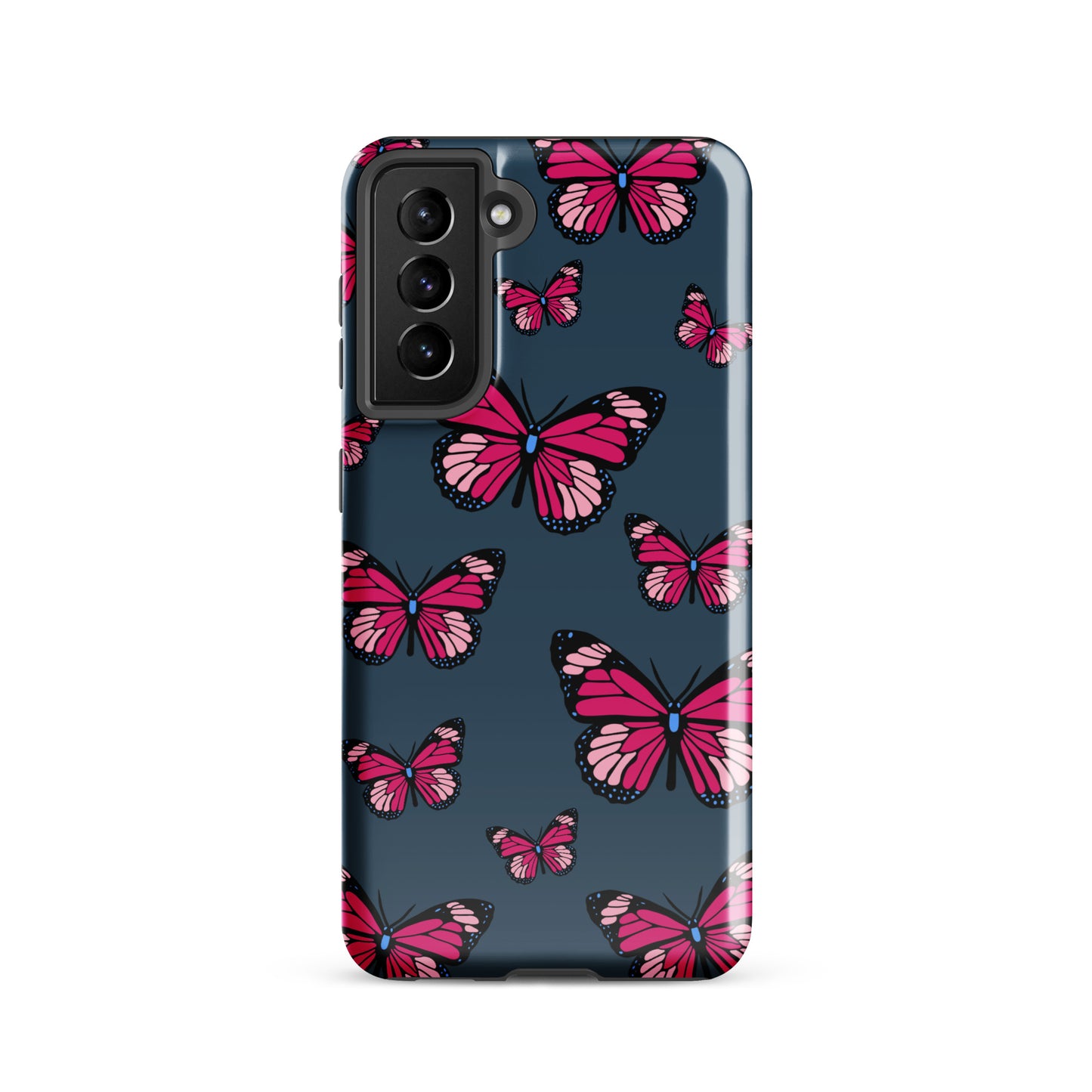 Butterflies Tough case for Samsung® in Arapawa Blue