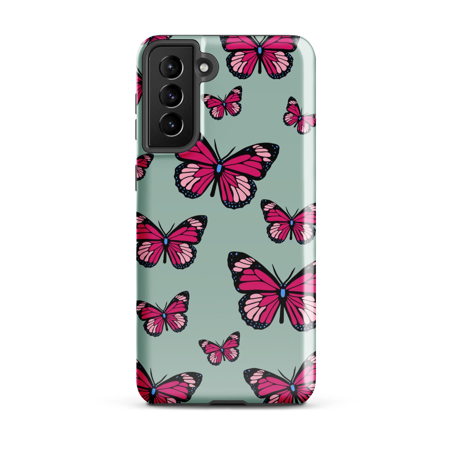 Butterflies Tough case for Samsung® in Opal Green