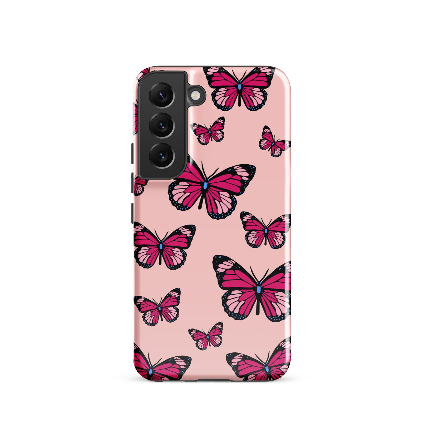 Butterflies Tough case for Samsung® in Cosmos Pink