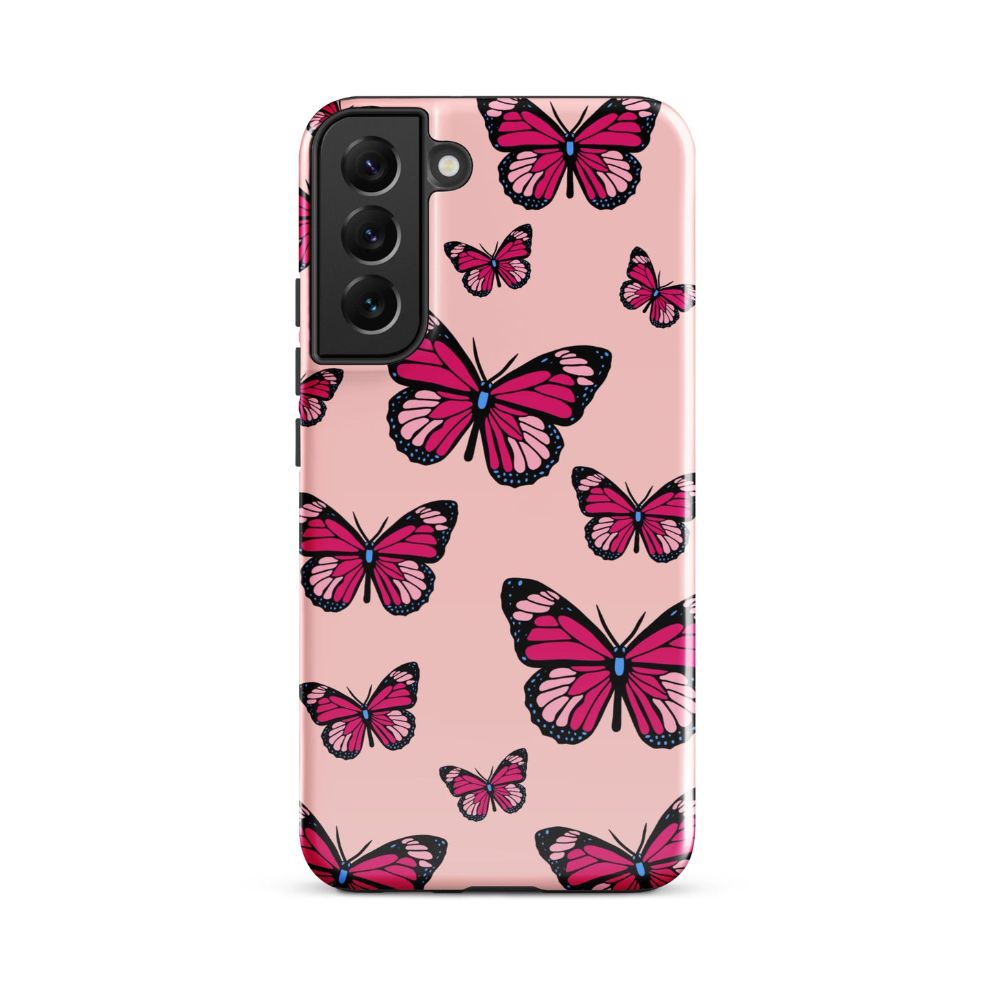 Butterflies Tough case for Samsung® in Cosmos Pink