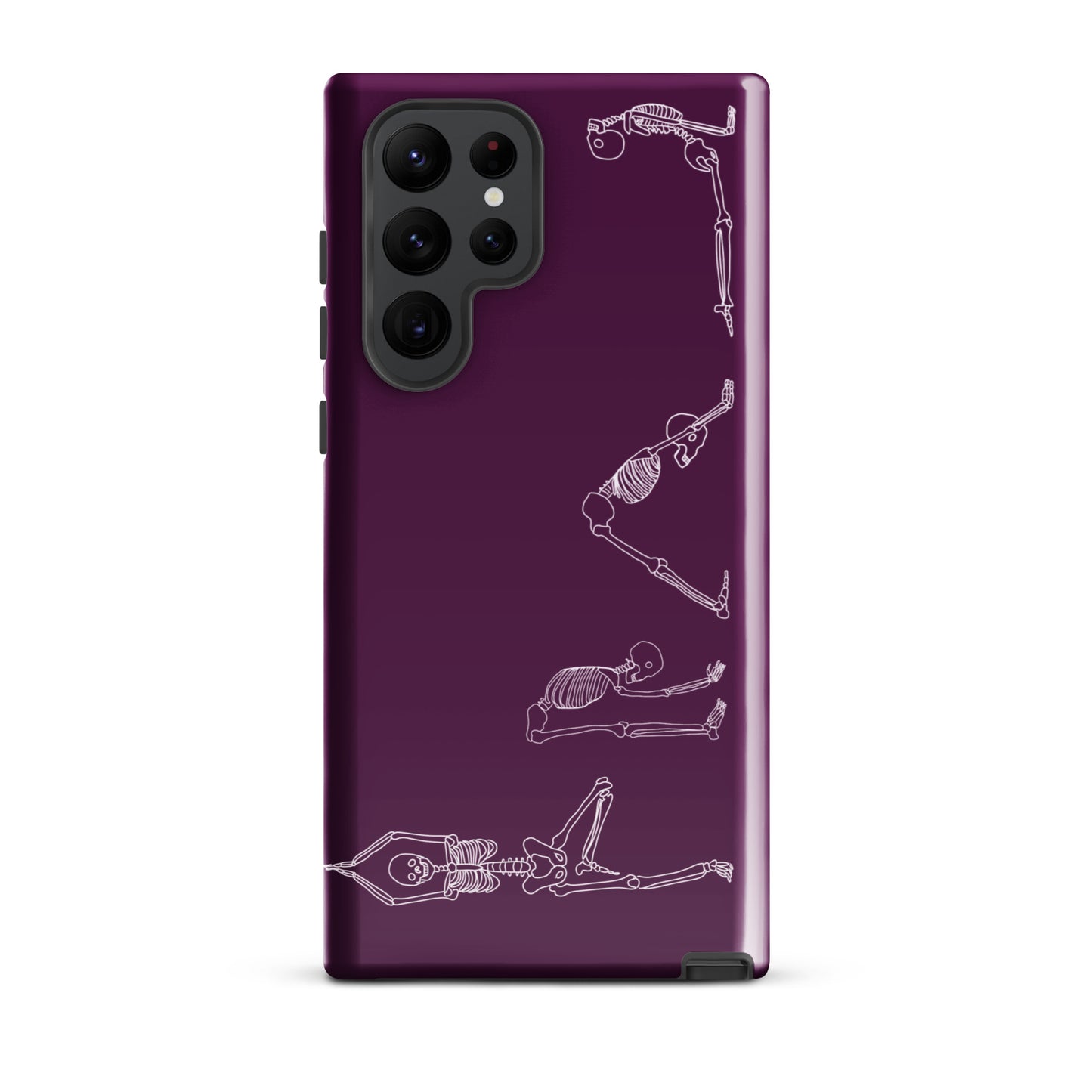 Yoga Skeletons Tough case for Samsung® in Tyrian Purple