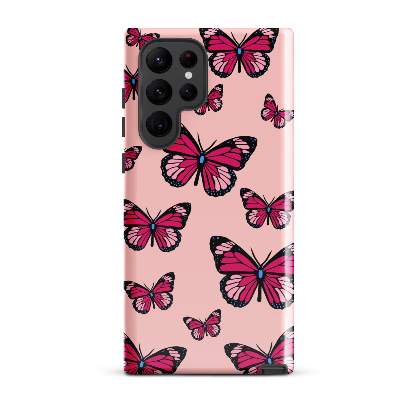 Butterflies Tough case for Samsung® in Cosmos Pink