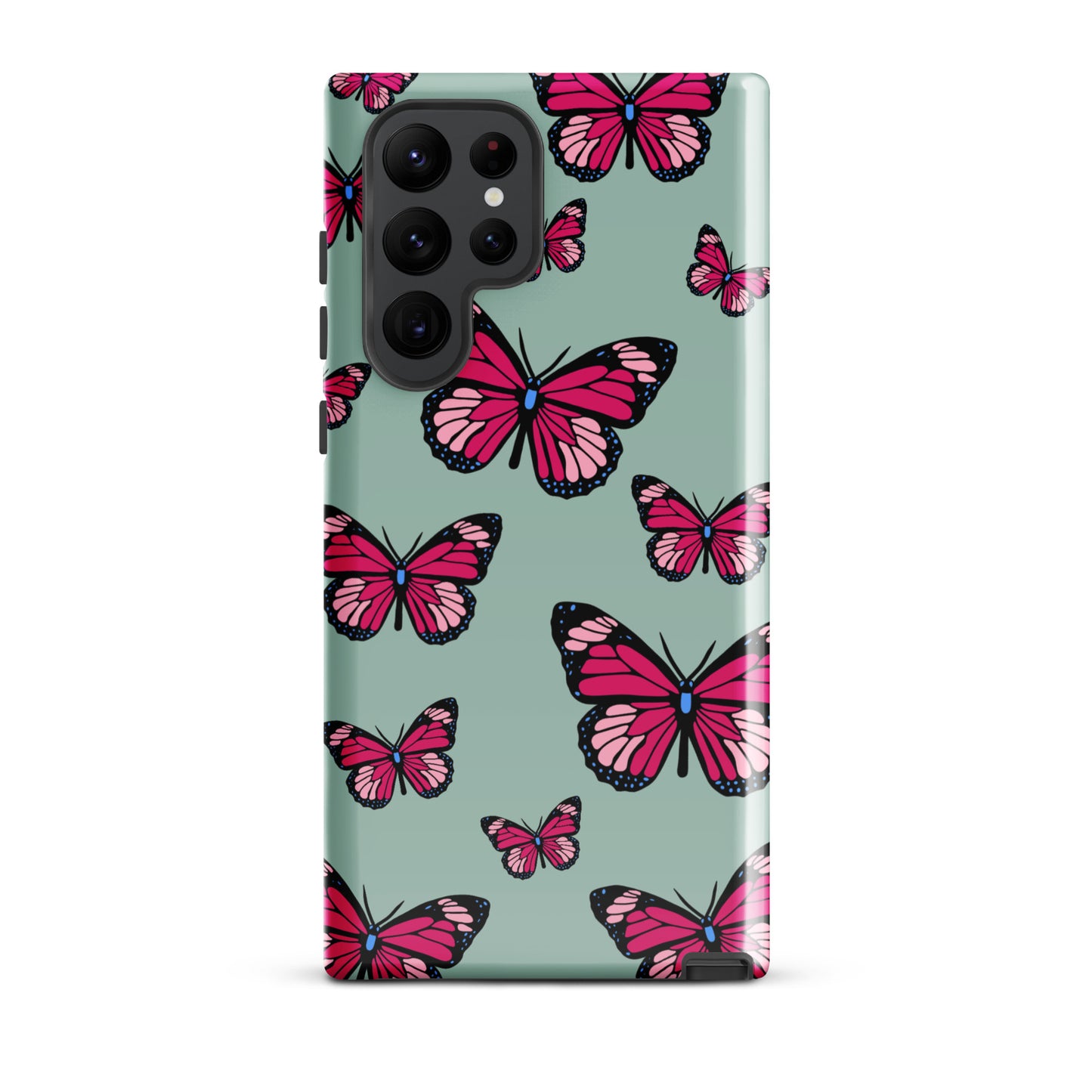 Butterflies Tough case for Samsung® in Opal Green