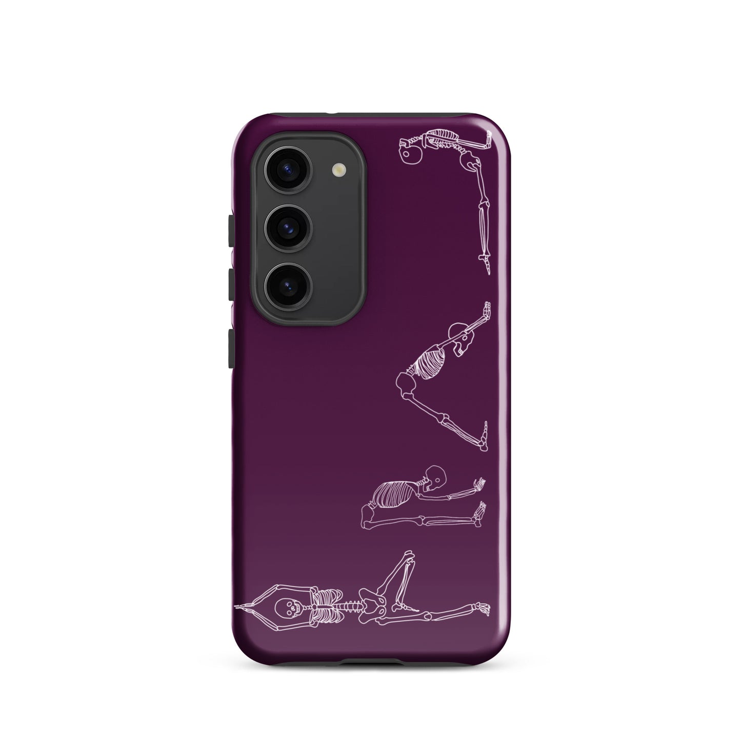 Yoga Skeletons Tough case for Samsung® in Tyrian Purple