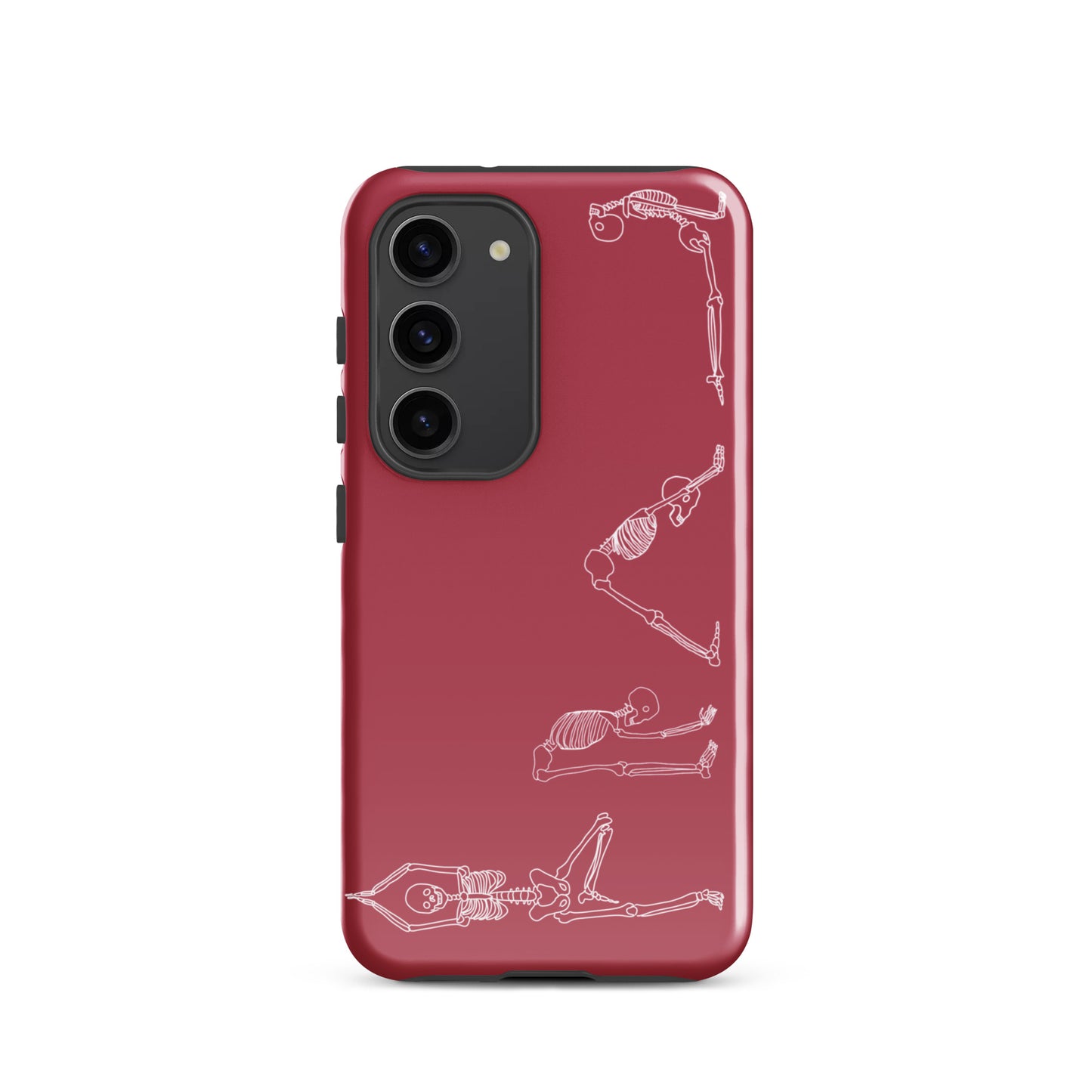 Yoga Skeletons Tough case for Samsung® in Hippie Pink