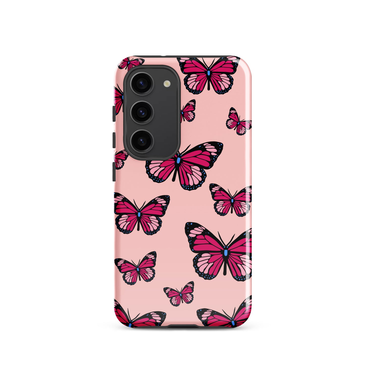 Butterflies Tough case for Samsung® in Cosmos Pink