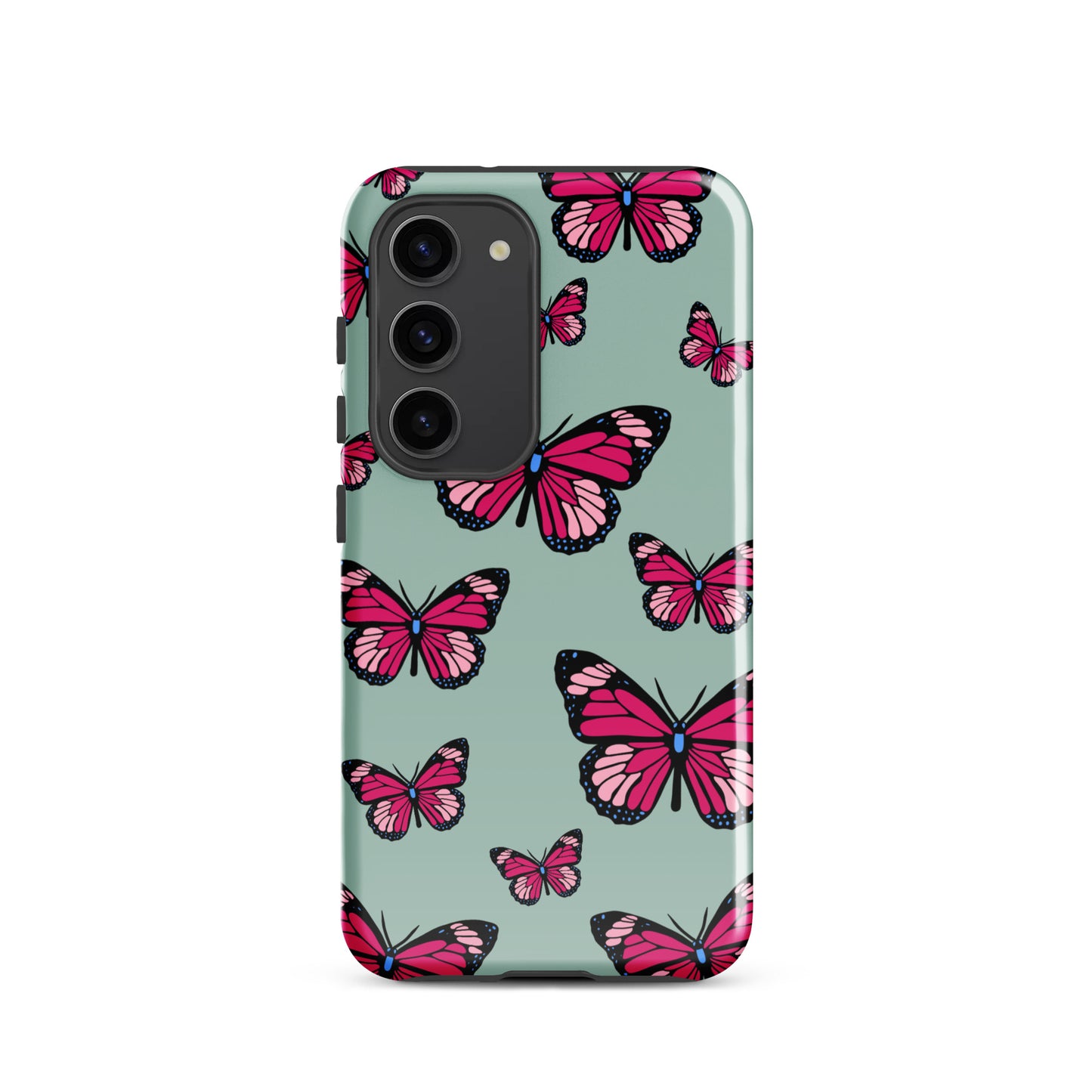 Butterflies Tough case for Samsung® in Opal Green