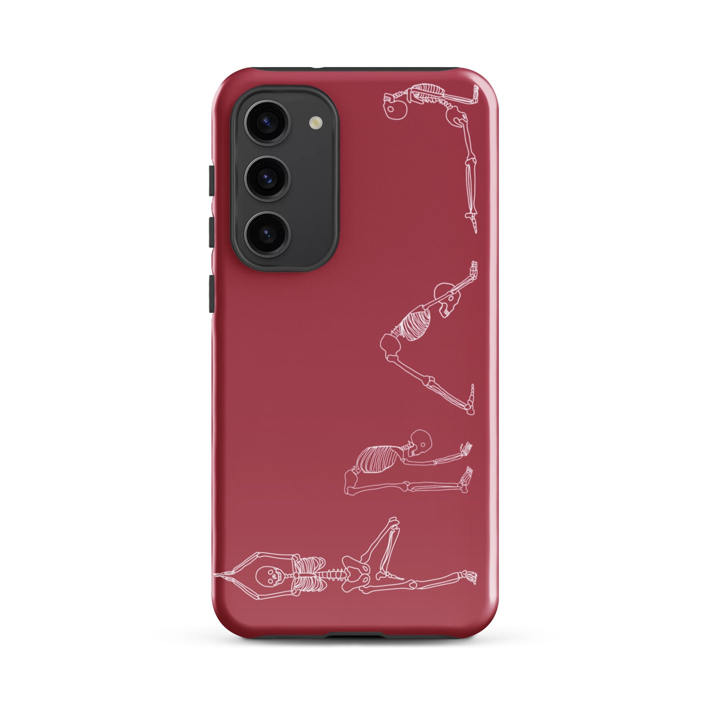 Yoga Skeletons Tough case for Samsung® in Hippie Pink