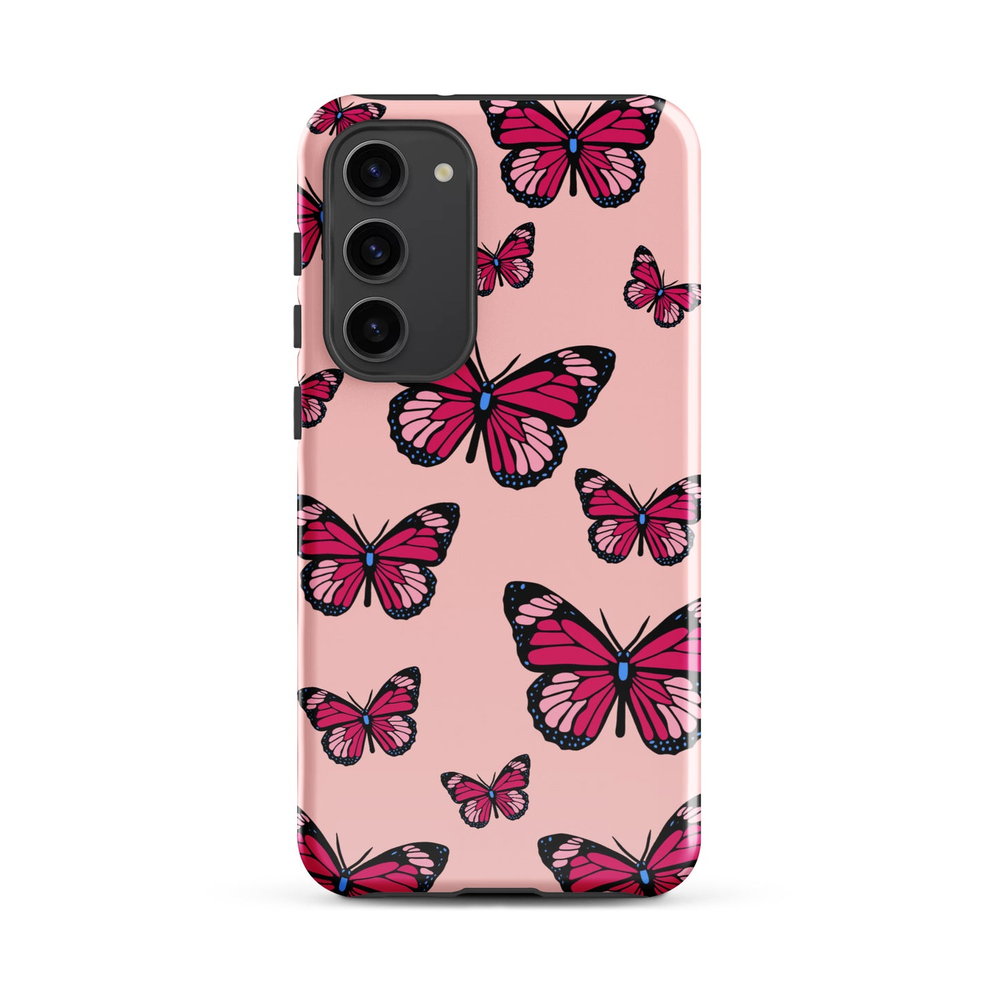 Butterflies Tough case for Samsung® in Cosmos Pink