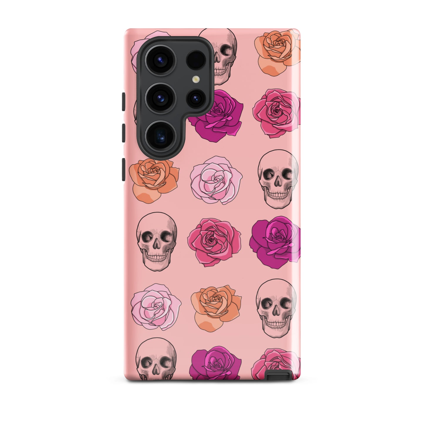 Skulls & Roses Tough case for Samsung® in Pink