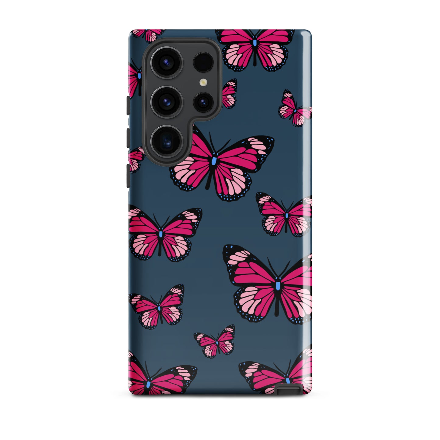 Butterflies Tough case for Samsung® in Arapawa Blue