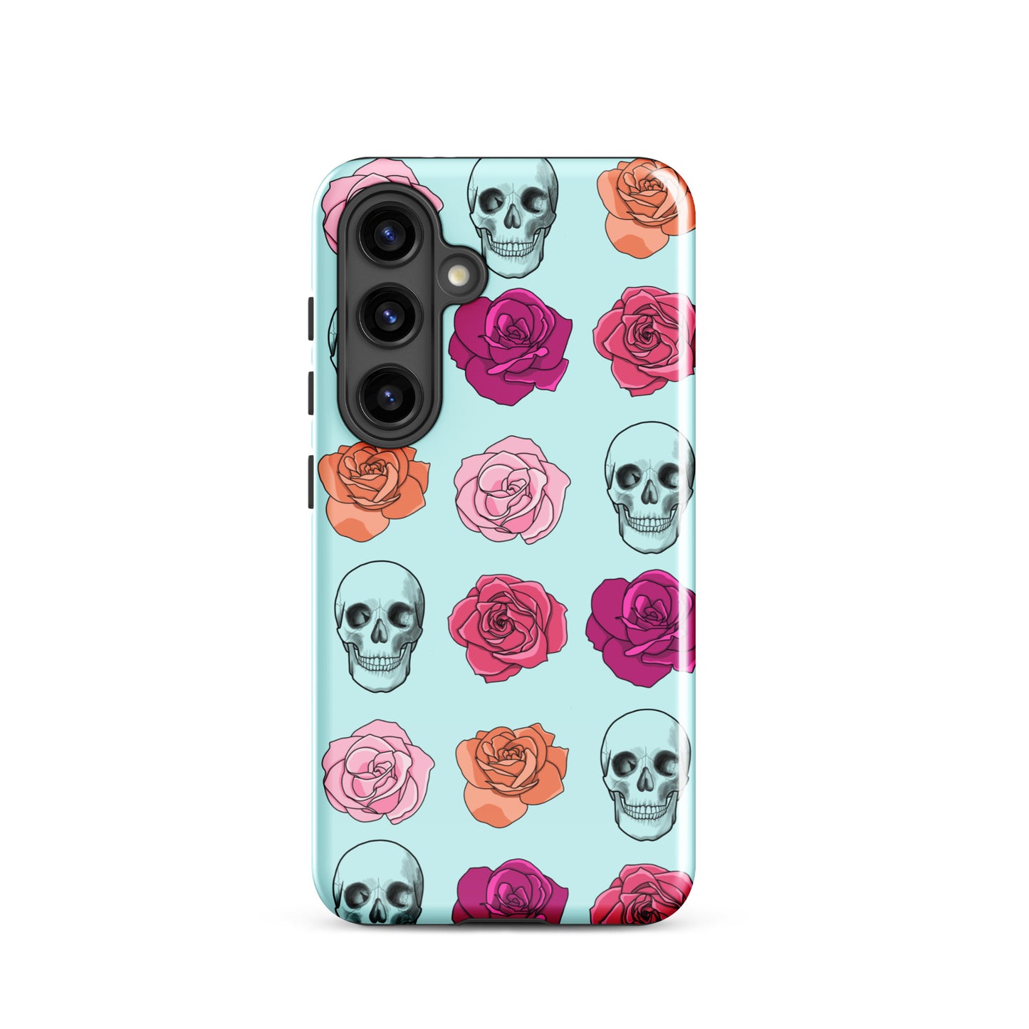 Skulls & Roses Tough case for Samsung® in Light Cyan