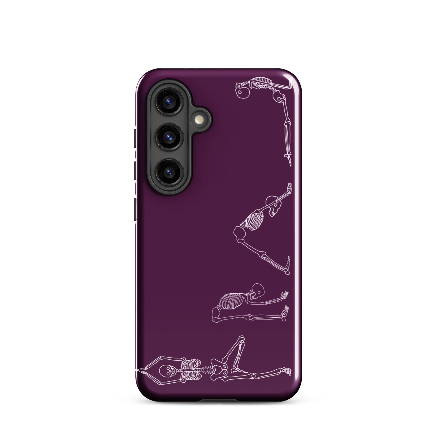 Yoga Skeletons Tough case for Samsung® in Tyrian Purple