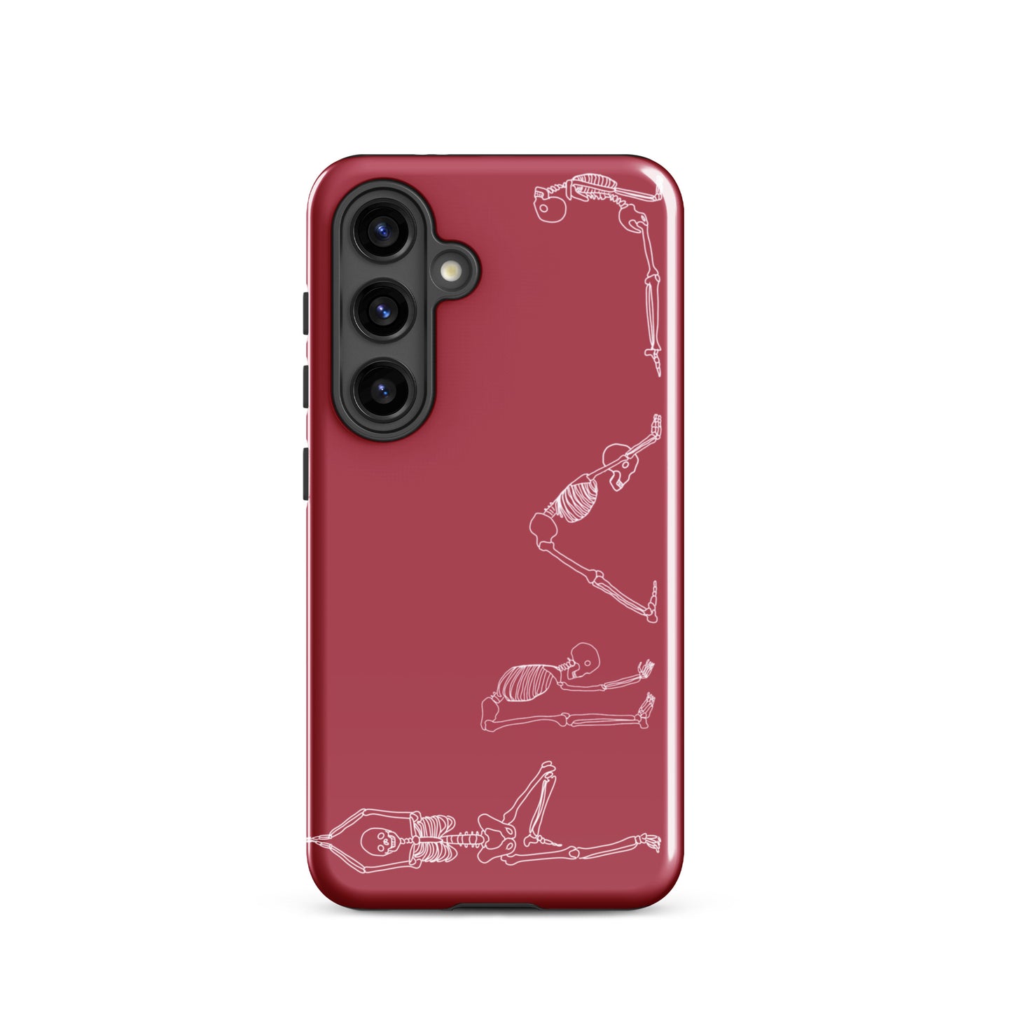 Yoga Skeletons Tough case for Samsung® in Hippie Pink