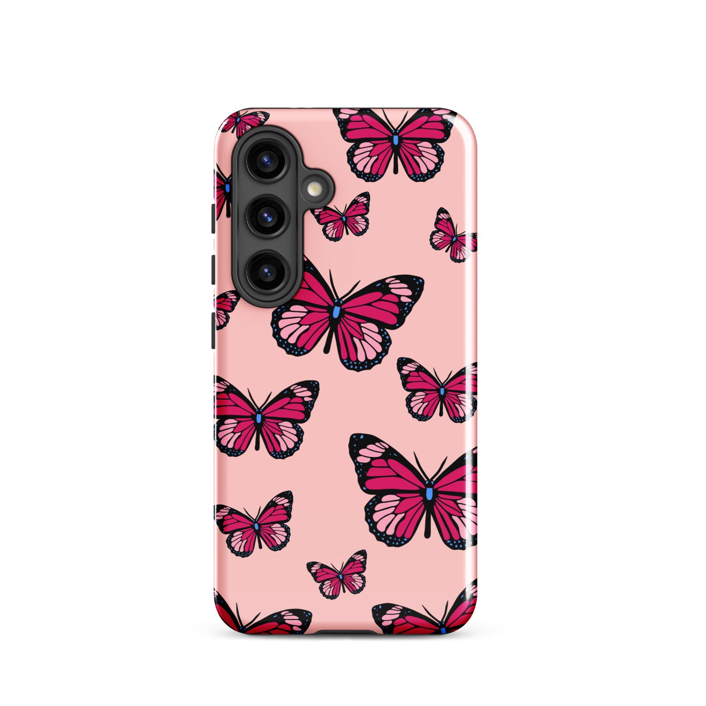 Butterflies Tough case for Samsung® in Cosmos Pink