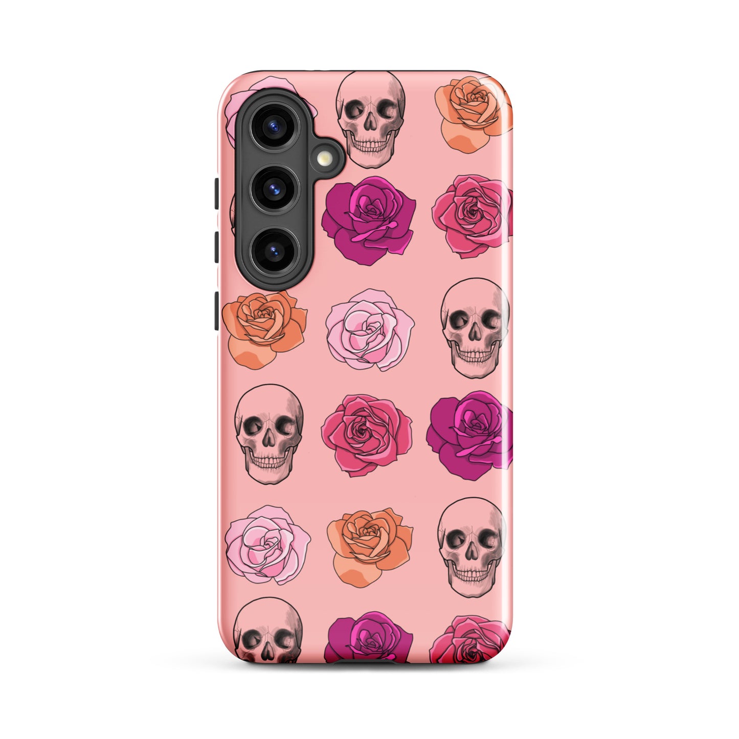 Skulls & Roses Tough case for Samsung® in Pink