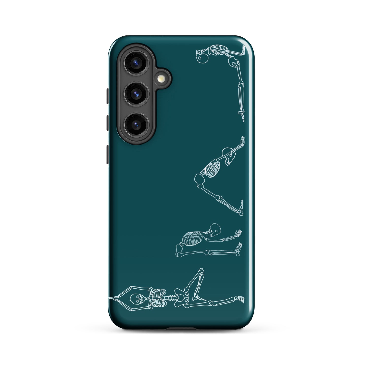 Yoga Skeletons Tough case for Samsung® in Sherpa Blue