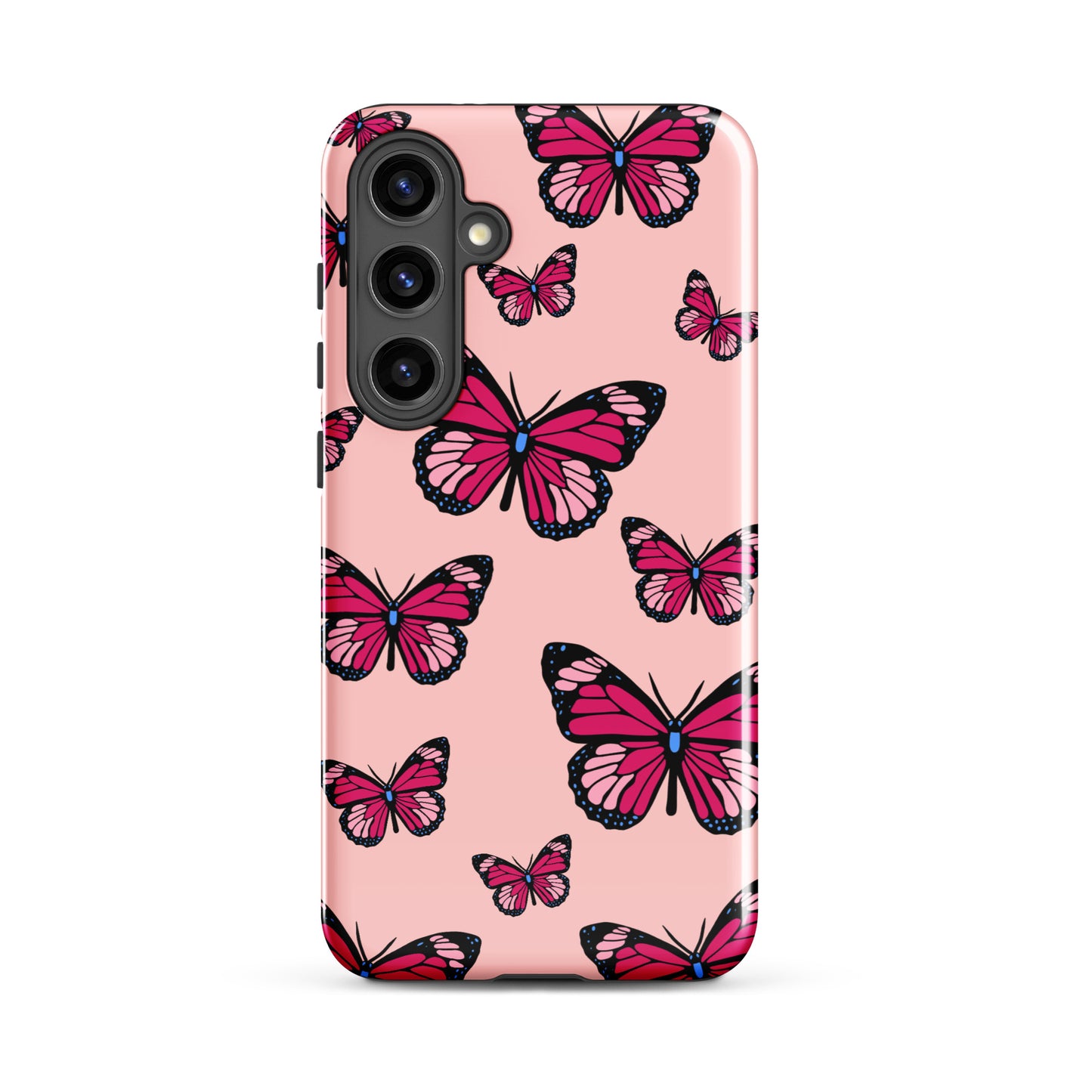 Butterflies Tough case for Samsung® in Cosmos Pink