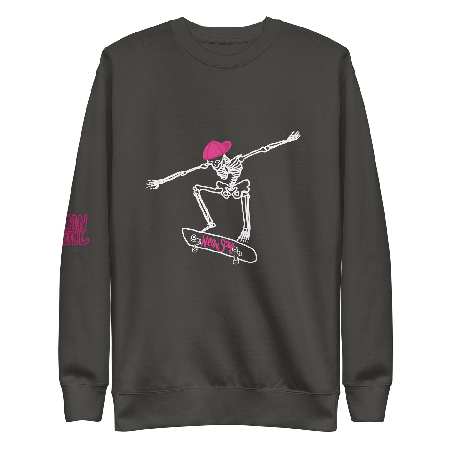 Skeleton Skater Unisex Premium Sweatshirt