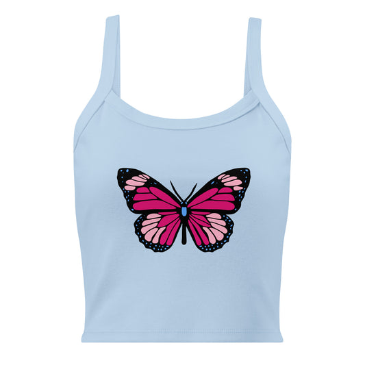 Butterfly Women’s micro-rib tank top